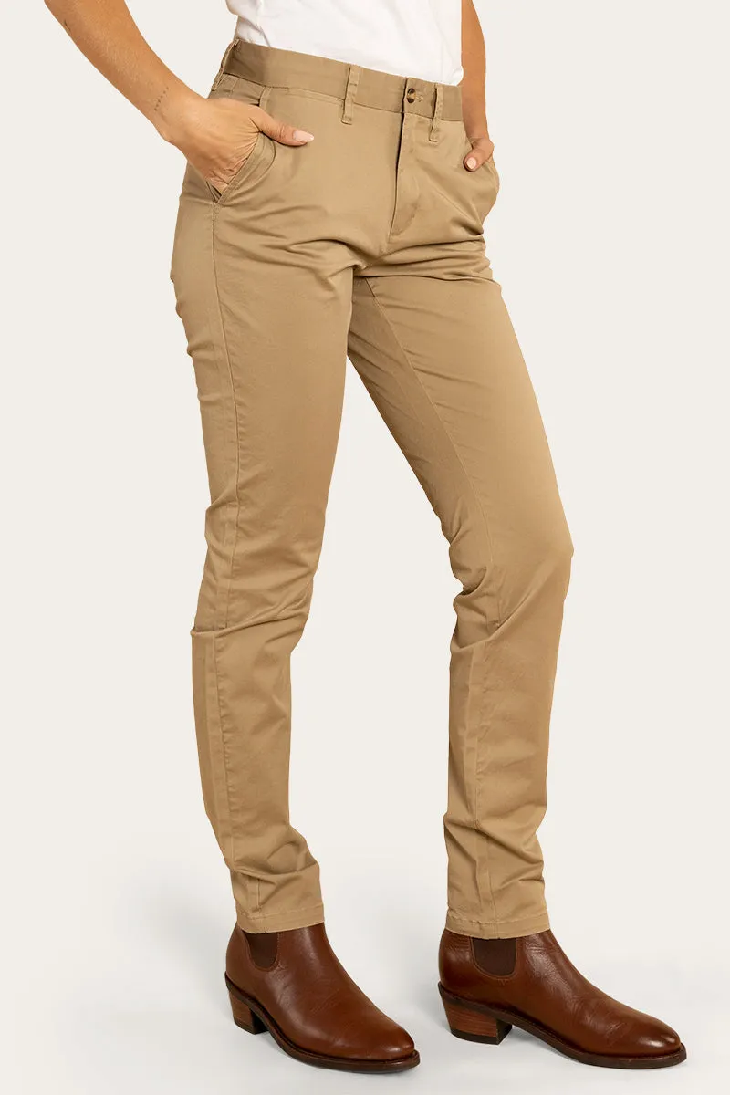 Samford Womens Slim Chino Pant - Clay