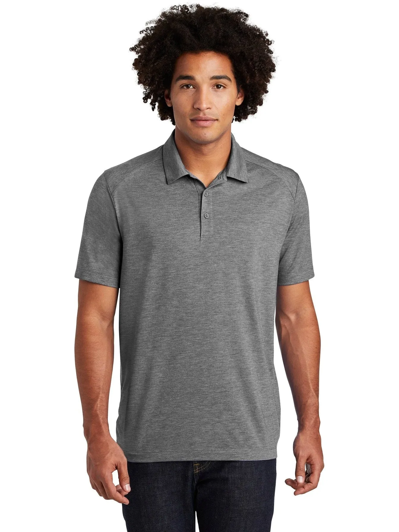 Sport-Tek PosiCharge Tri-Blend Wicking Polo