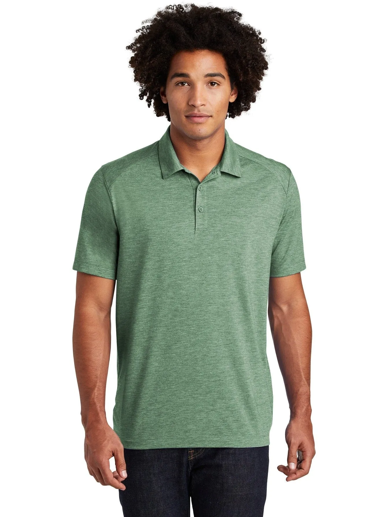 Sport-Tek PosiCharge Tri-Blend Wicking Polo