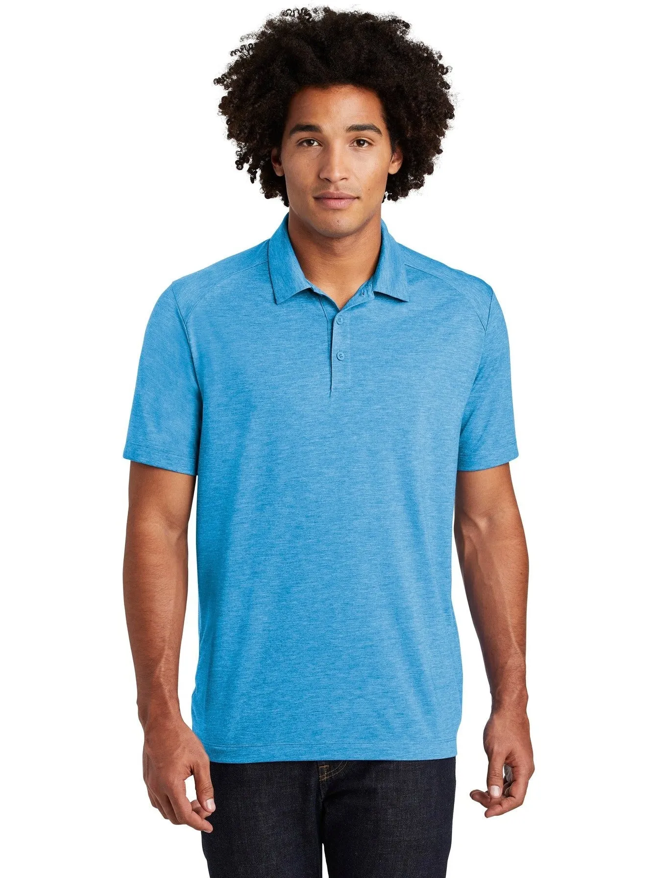 Sport-Tek PosiCharge Tri-Blend Wicking Polo