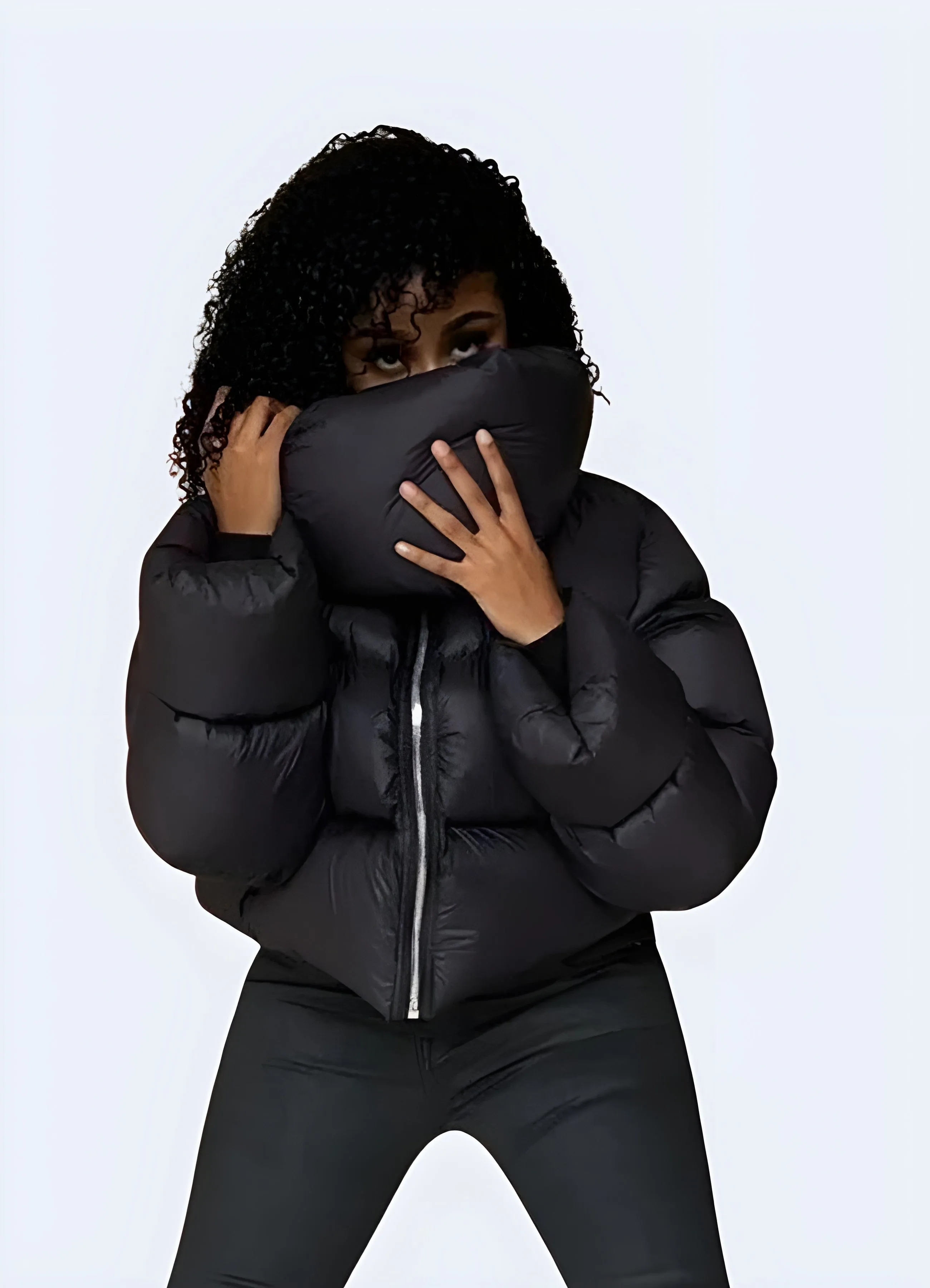 Techwear Down Puffer Jacket Women