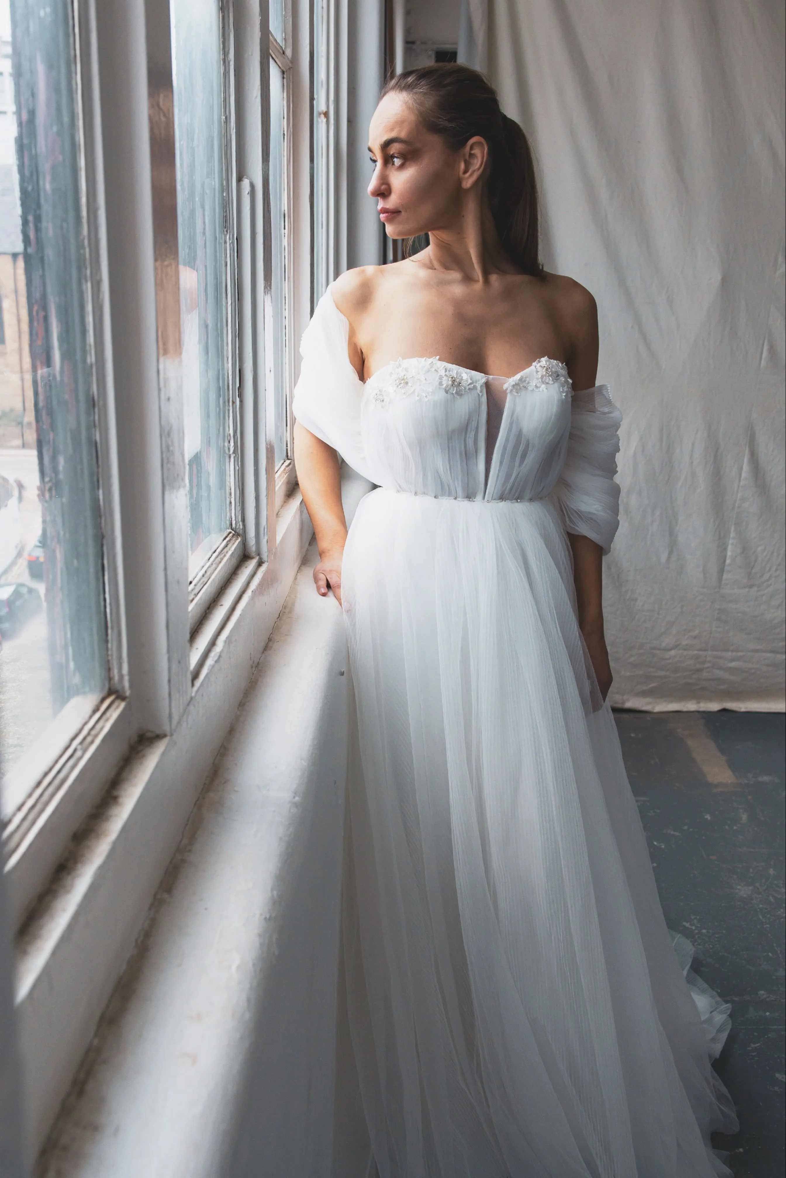 Try At Home - Kimi Bridal Gown with detachable sleeves