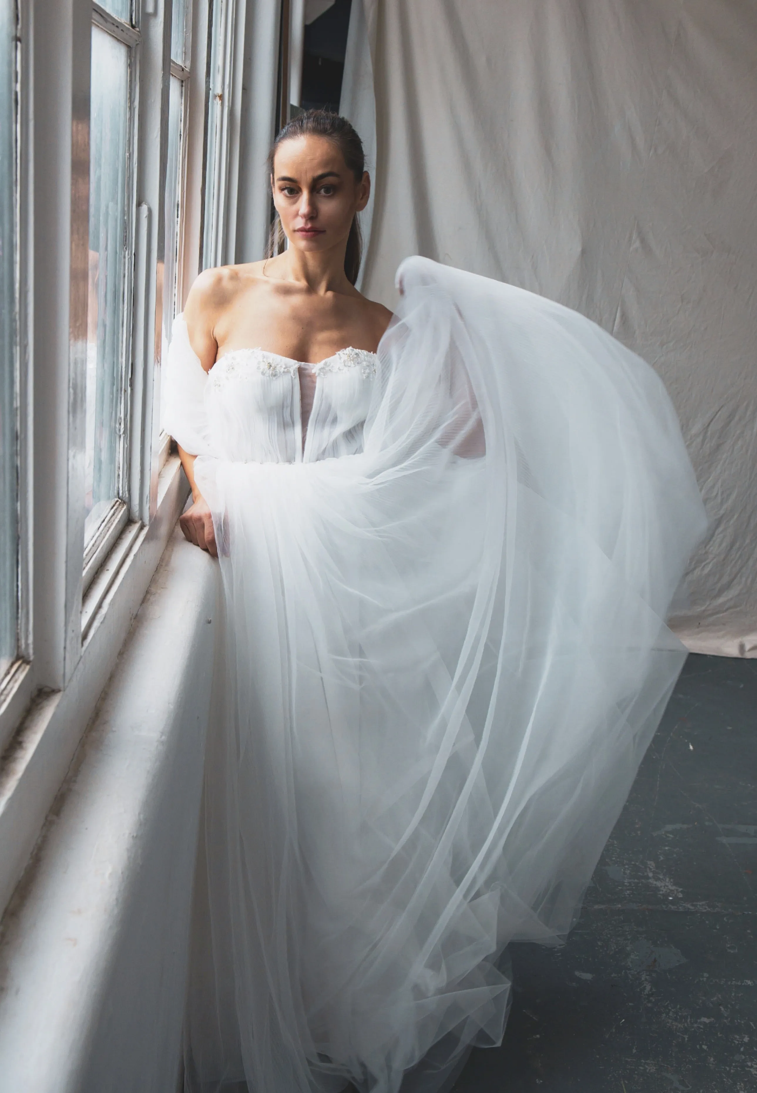 Try At Home - Kimi Bridal Gown with detachable sleeves