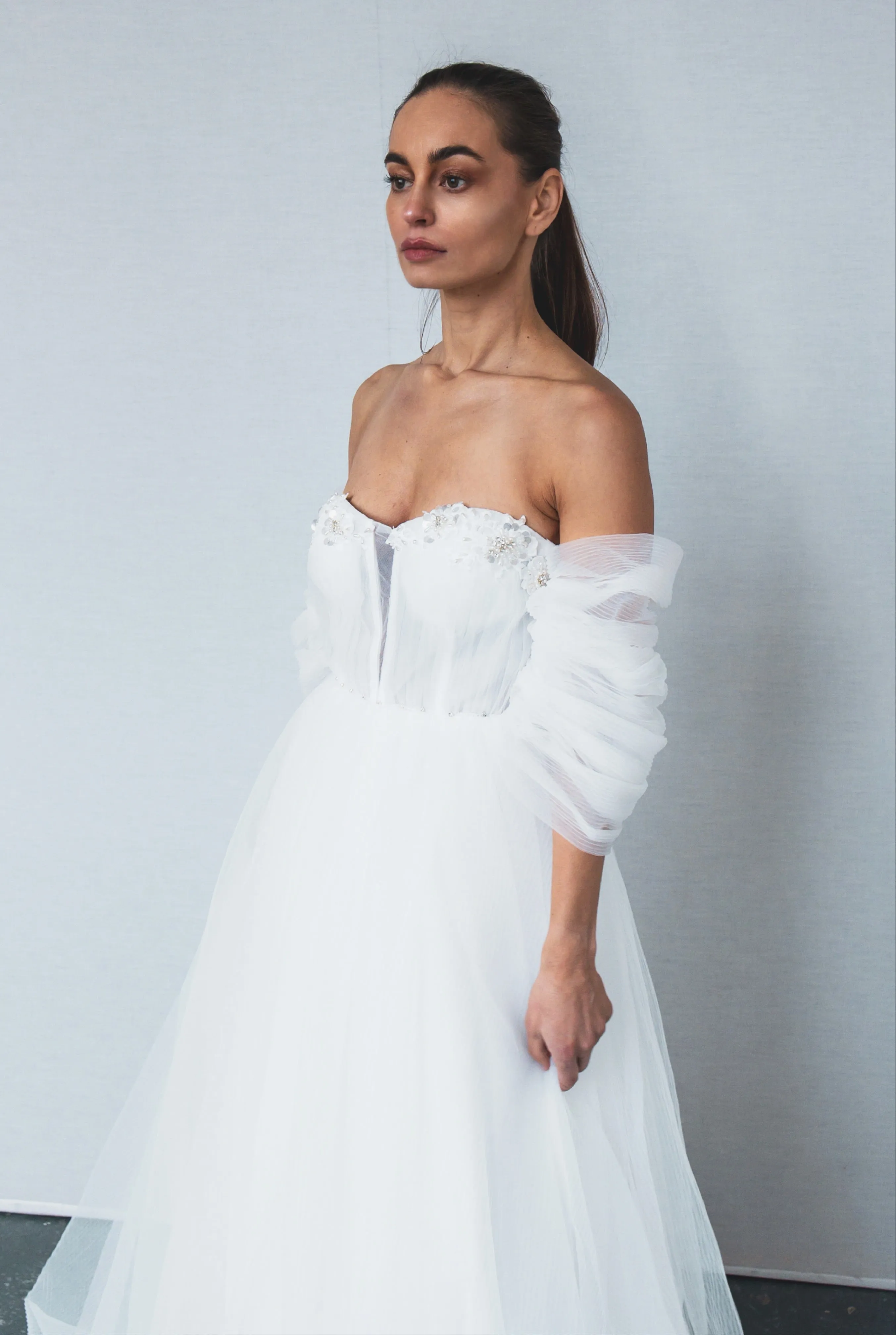 Try At Home - Kimi Bridal Gown with detachable sleeves