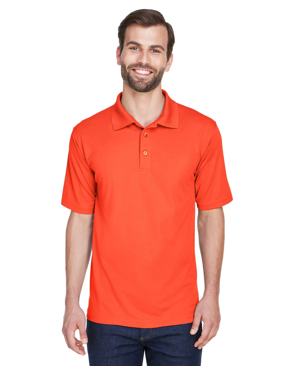 UltraClub Cool & Dry Mesh Pique Polo