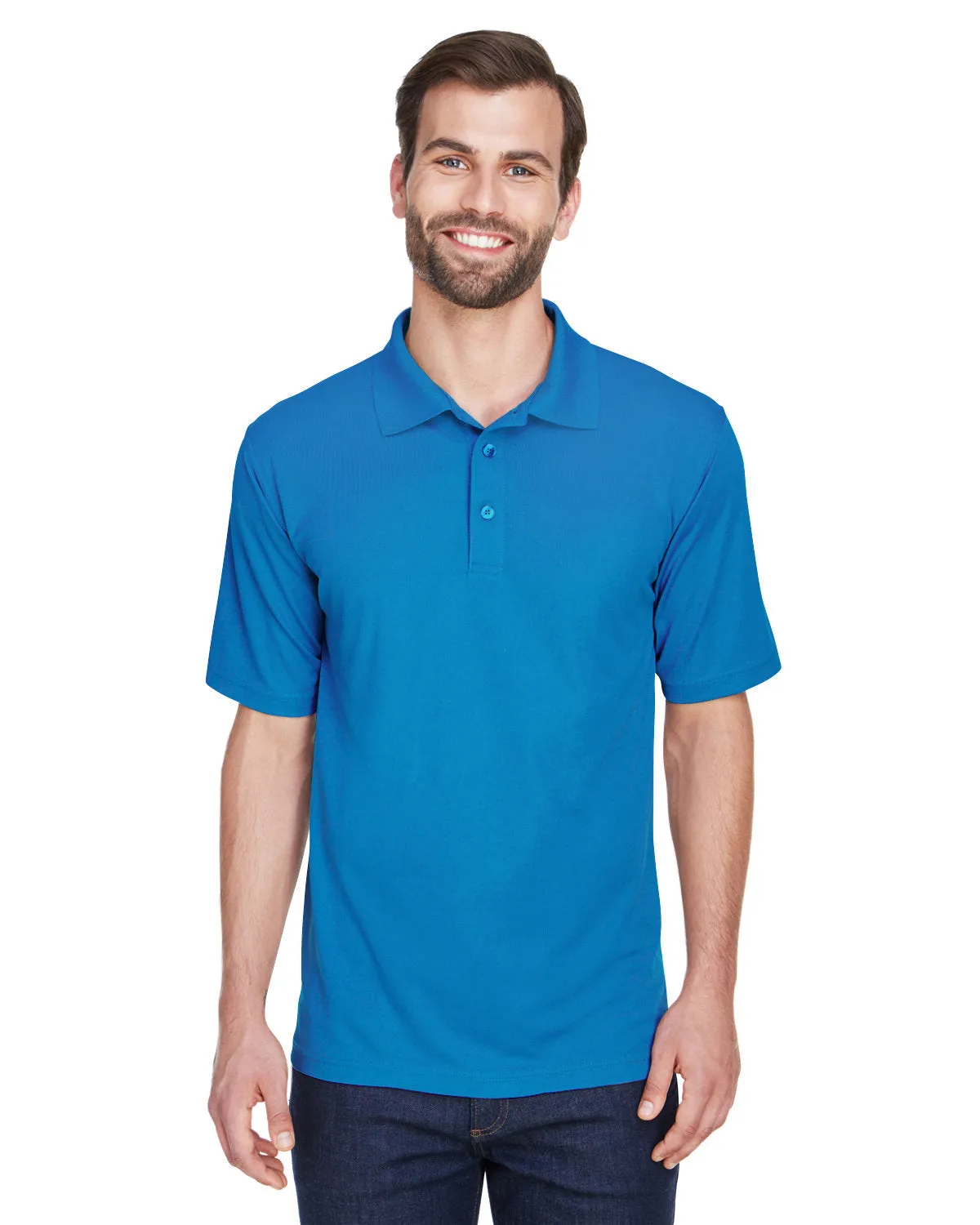 UltraClub Cool & Dry Mesh Pique Polo