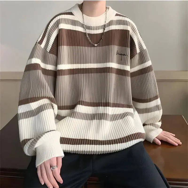 Vintage Striped Knitted Sweater