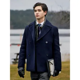 Young Royals August Blue Peacoat